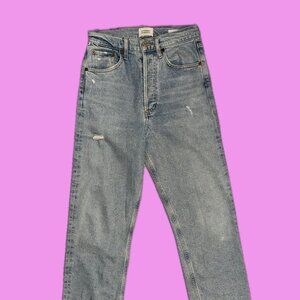 Citizens of Humanity Eva High Rise Wide Leg Jeans Size 24